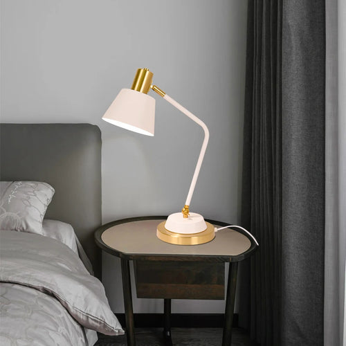lampe à poser led nordique simple et romantique pour bureau et étude - vue 4 sur 10