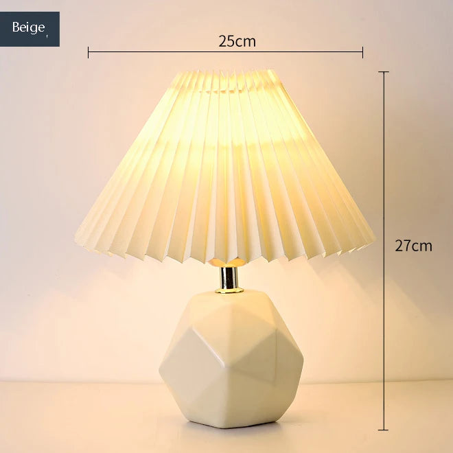 lampe de chevet moderne en céramique pour bureau et veilleuse créative - vue 15 sur 18