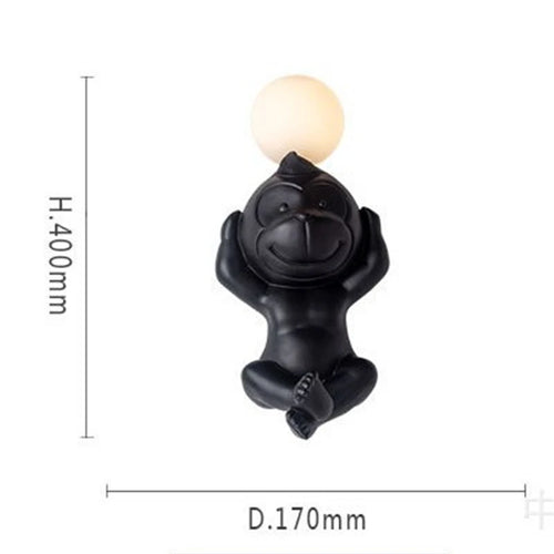 applique murale led singe variateur pour éclairage intérieur - vue 17 sur 16