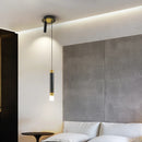 suspension led au design moderne avec long câble