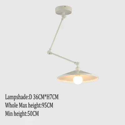 suspension nordique pliable en aluminium avec bras long led - vue 9 sur 17