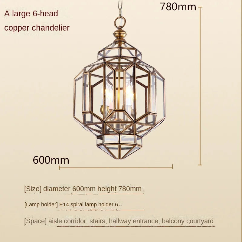 suspension en verre vintage pour intérieur et extérieur - vue 6 sur 7