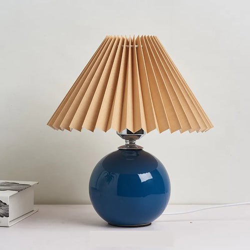 Lampe de table plissée coréenne - vue 12 sur 25