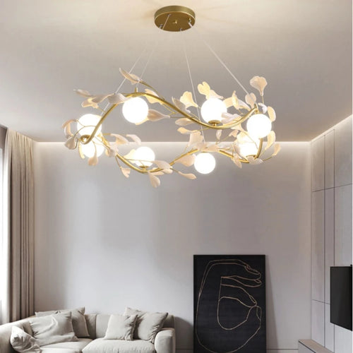 lustre nordique design pour décoration intérieure élégante et romantique - vue 2 sur 11