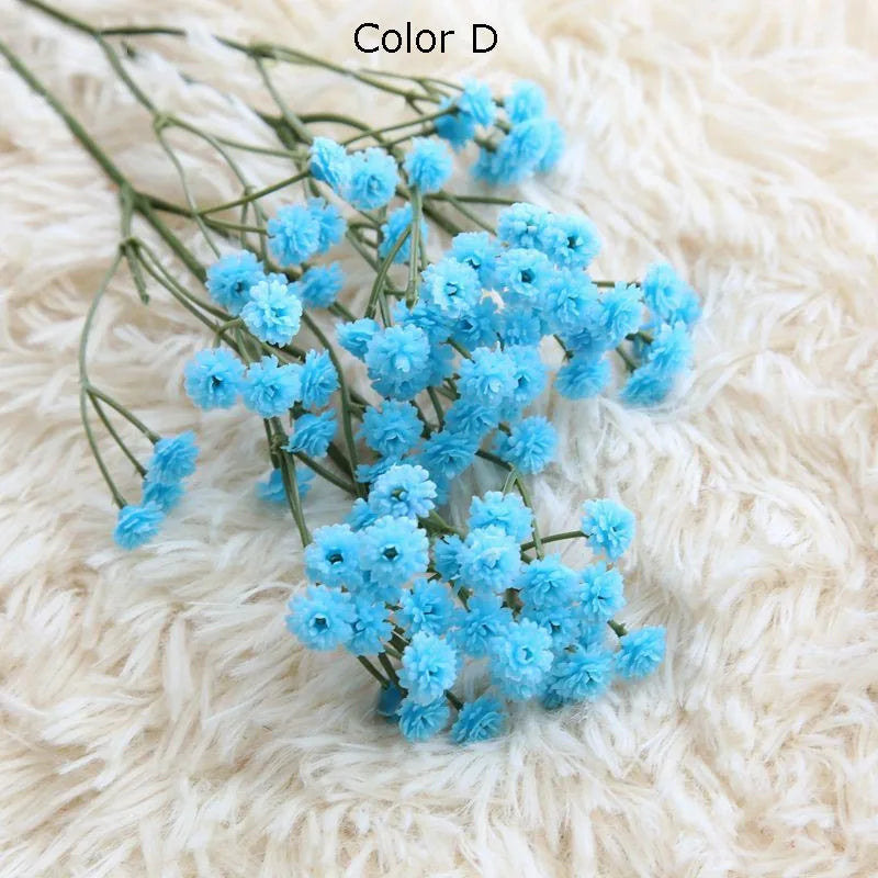 90 têtes de fleurs artificielles pour décorations variées et bricolage - vue 5 sur 12