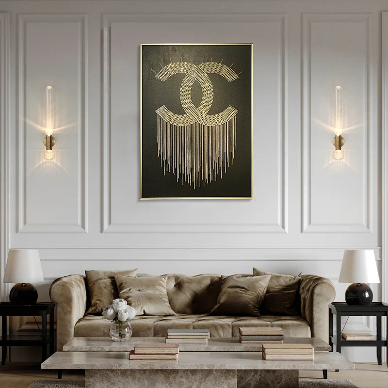 applique murale moderne en cristal et verre design nordique - vue 5 sur 7