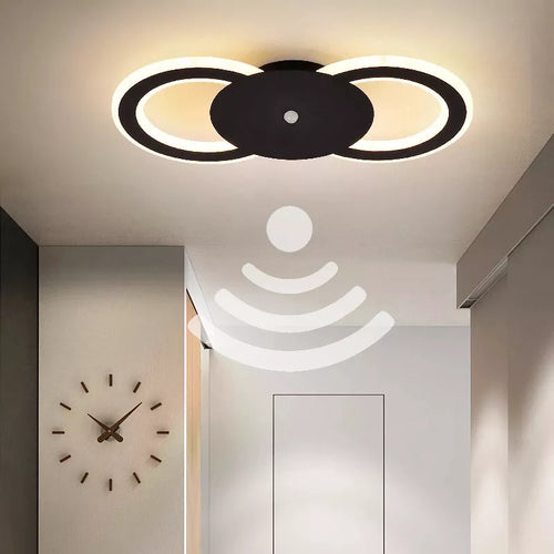 lampe plafonnier capteur mouvement escalier chevet mural - vue 2 sur 7