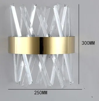 applique murale moderne led en cristal design élégant pour intérieur - vue 16 sur 23