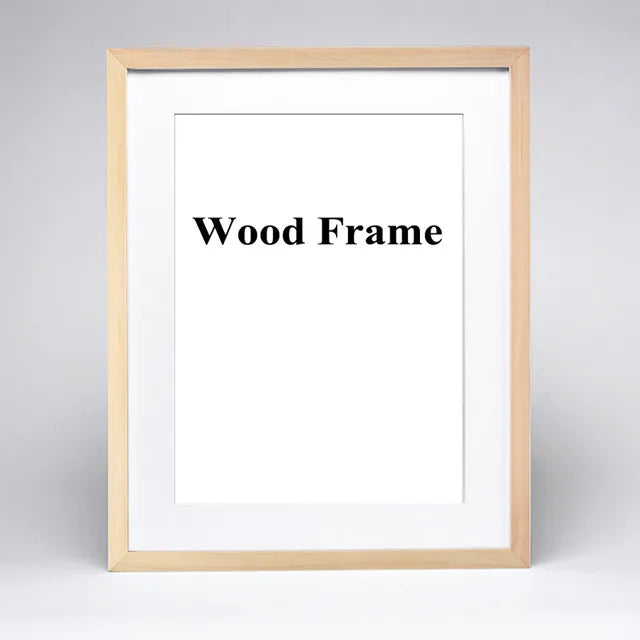 cadre en bois pour peinture et photo avec passe-partout - vue 7 sur 17