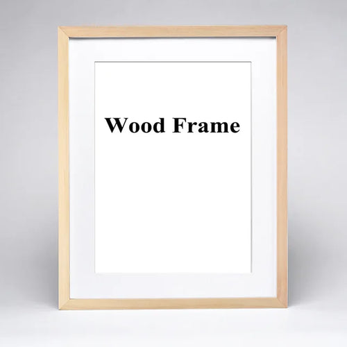 cadre photo en bois avec passe-partout pour montage mural - vue 7 sur 17