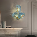 applique murale moderne en verre design doré et cuivré