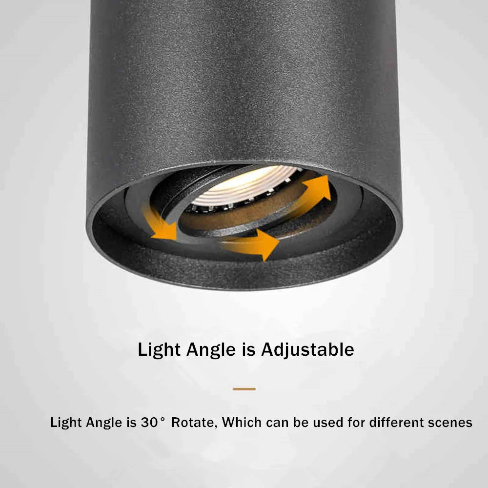 spot led gu10 réglable monté en surface pour plafond - vue 4 sur 6