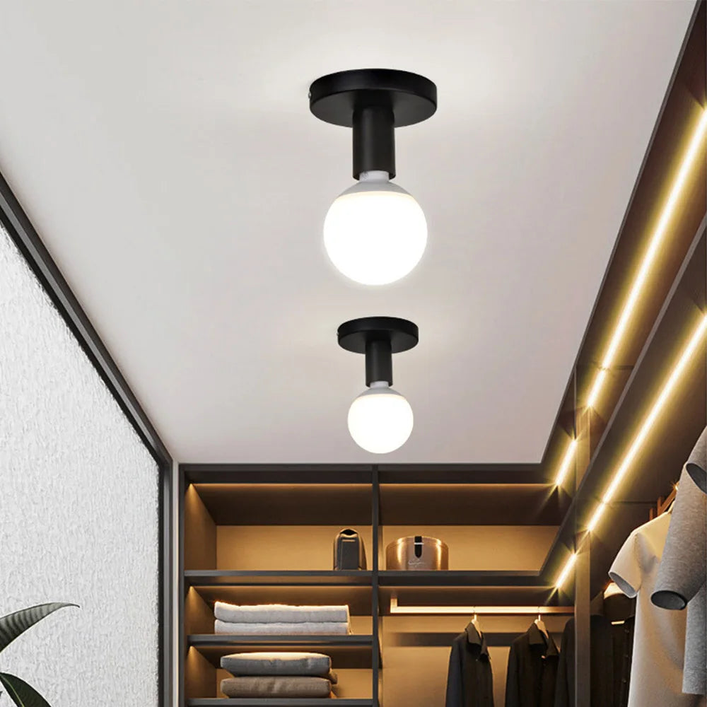 suspension vintage rétro en métal pour intérieur élégant - vue 3 sur 8