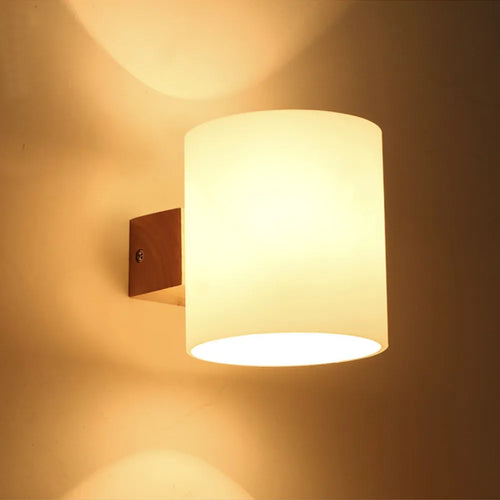 Applique murale LED japonaise nordique boisée - vue 2 sur 5