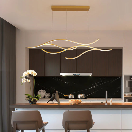 lustre led moderne créatif pour éclairage intérieur décoratif - vue 6 sur 10