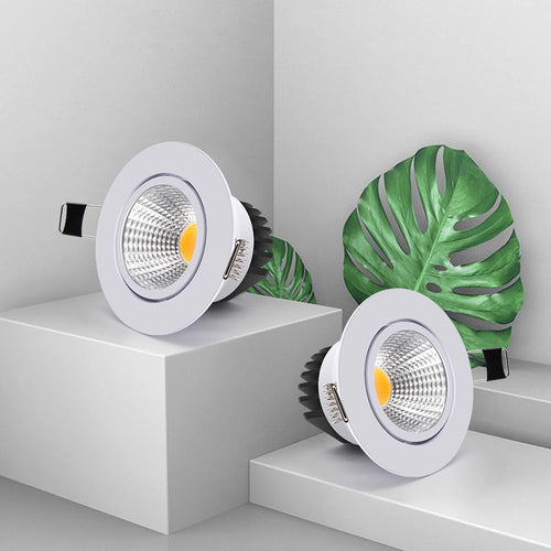 Spot Super lumineux encastré LED Dimmable Downlight COB - vue 7 sur 6