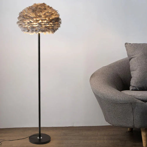 lampadaire créatif plumes pour mariage et célébration - vue 5 sur 22
