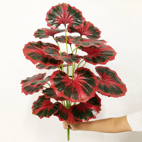 feuilles tropicales monstera palmier artificiel pour décoration intérieure - vue 12 sur 18