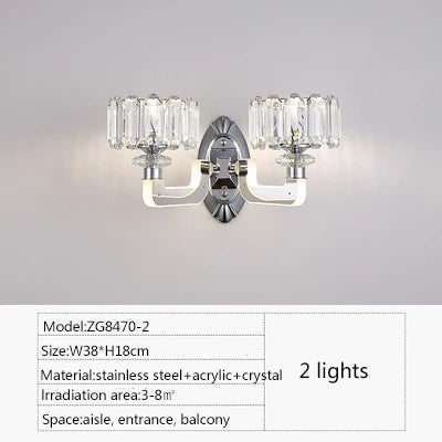 lustre en cristal moderne luxe pour décoration intérieure élégante - vue 13 sur 14