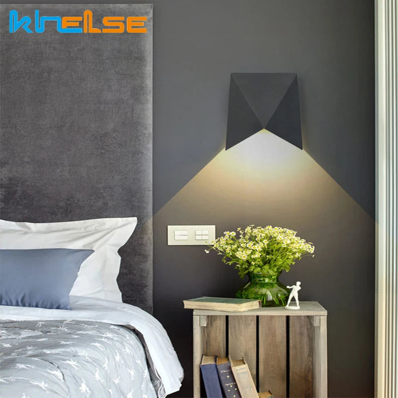 applique murale led design minimaliste créatif et moderne - vue 4 sur 9