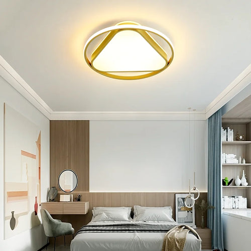plafonnier moderne décoratif pour intérieur avec lumières led - vue 6 sur 10