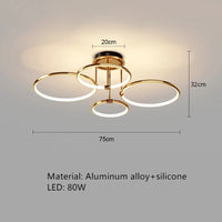 lustre led moderne avec télécommande et variateur pour intérieur