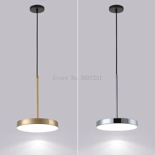 lustre nordique en acrylique led simple pour restaurant et café - vue 2 sur 8