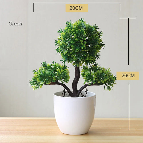plante artificielle en pot pour décoration de bureau et jardin - vue 8 sur 45