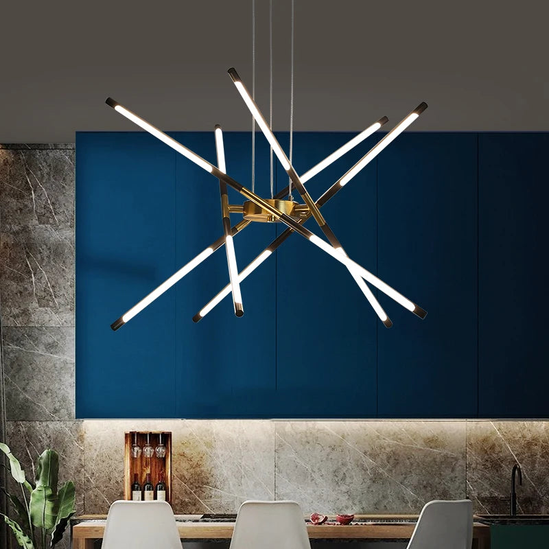 plafonnier led suspendu design nordique moderne luminaire décoratif intérieur - vue 6 sur 6