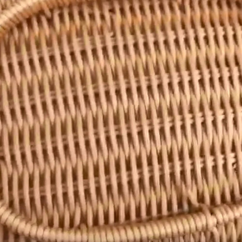 panier de pique-nique en osier éléphant fait main en bambou - vue 7 sur 7