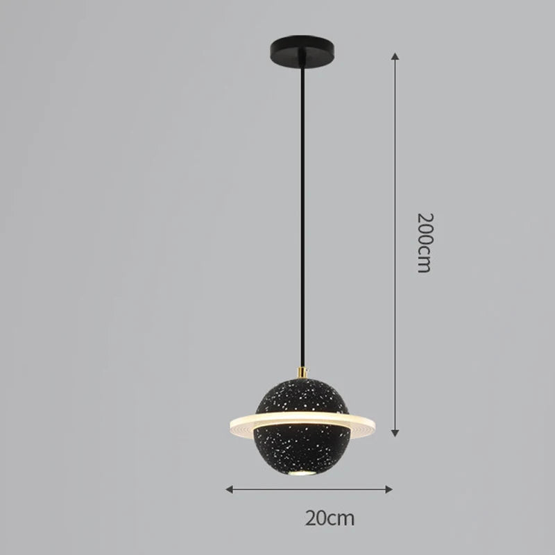 suspension en résine planet pour décoration intérieure moderne - vue 8 sur 18