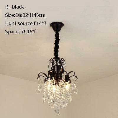 plafonnier led en cristal doré pour décoration moderne - vue 23 sur 22