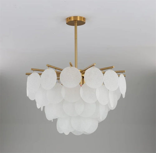 lustre moderne en verre pour un éclairage élégant et raffiné - vue 6 sur 6