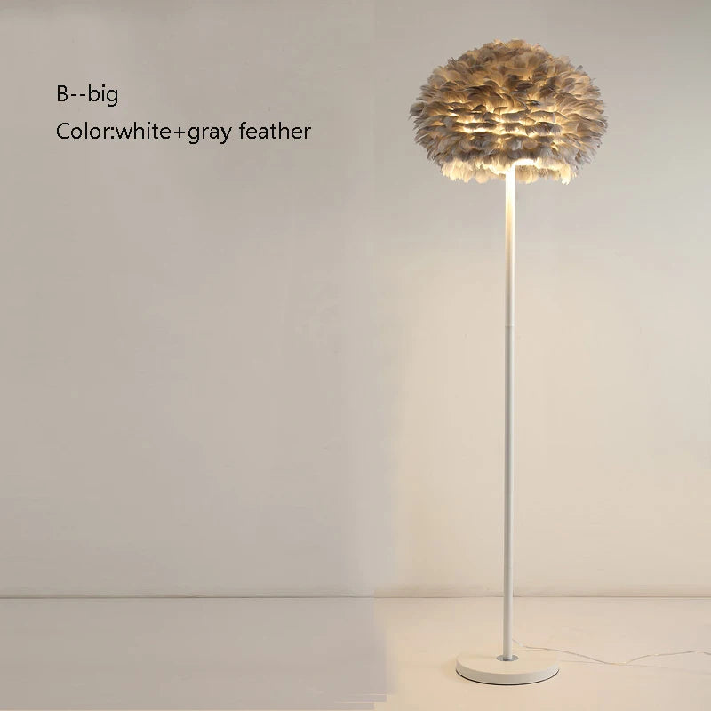lampadaire créatif plumes pour mariage et célébration - vue 13 sur 22