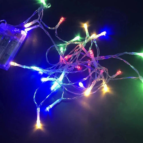 guirlande lumineuse led à piles pour fêtes et décorations diverses - vue 6 sur 6