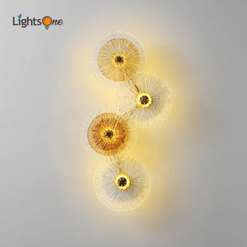 applique murale de luxe en verre design moderne personnalisable - vue 2 sur 8