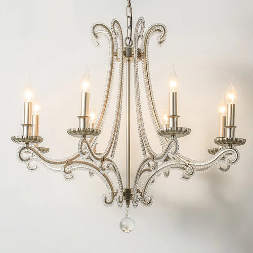lustre en cristal rétro pour un éclairage tendance intérieur - vue 10 sur 12