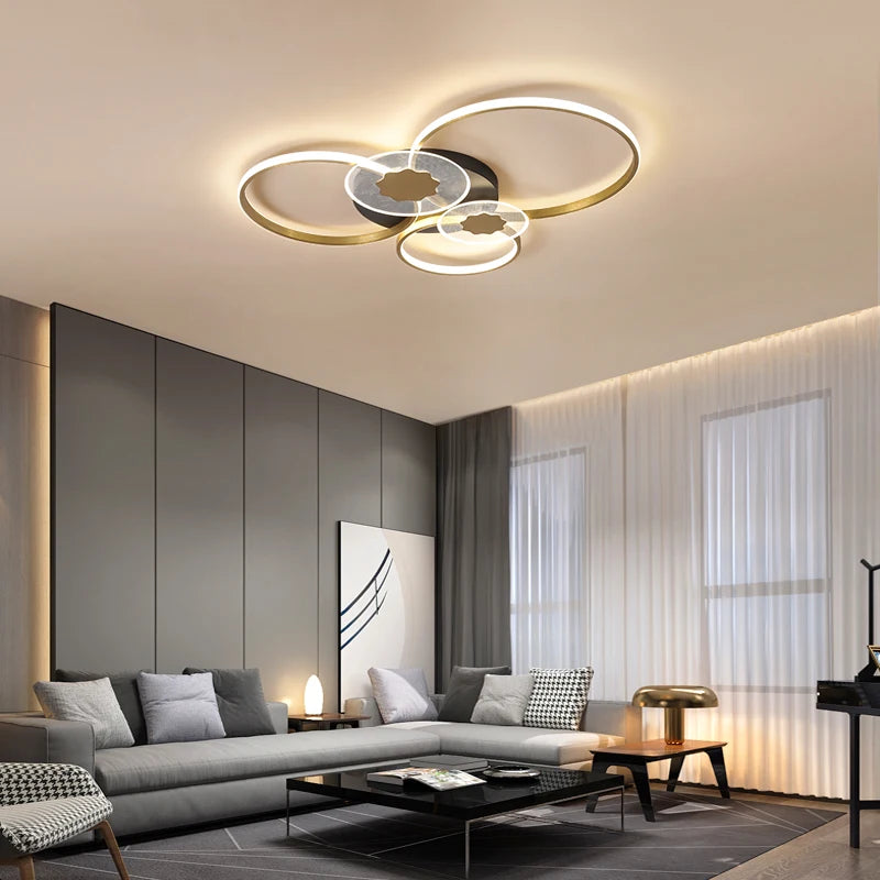 plafonnier décoratif moderne pour intérieur lumineux et élégant - vue 3 sur 8