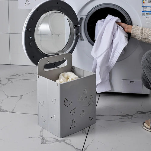 panier à linge pliable multifonction pour rangement et organisation - vue 5 sur 8