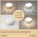 Plafonnier LED moderne simplicité 5W 12W