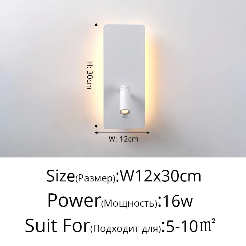 lustre led minimaliste avec interrupteur de projecteur déco - vue 13 sur 14