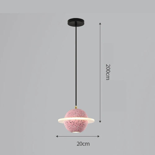 suspension en résine planet pour décoration intérieure moderne - vue 17 sur 18