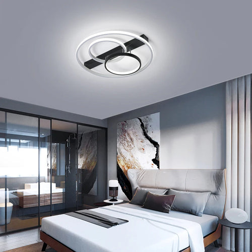 plafonnier led rond design moderne pour intérieur élégant - vue 5 sur 8