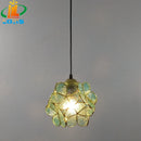 lampe à pétales en verre style nordique pour décoration intérieure