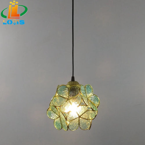 lampe à pétales en verre style nordique pour décoration intérieure - vue 7 sur 18