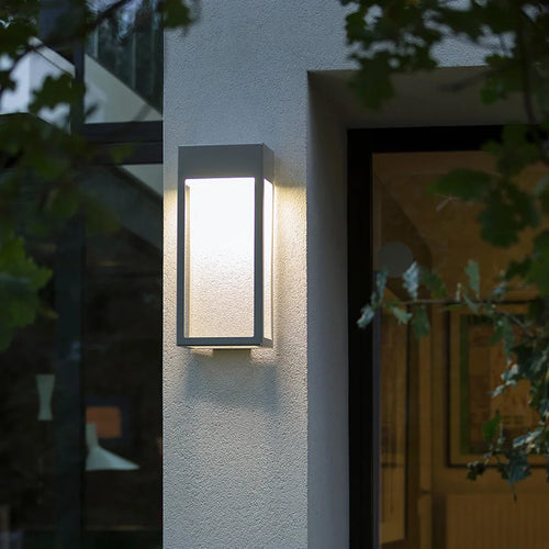 VZVI Applique murale extérieures modernes imperméables Jardin Cottage Paysage Porche Réverbère pour terrasse Balcon Garage avec ampoules LED - vue 2 sur 9