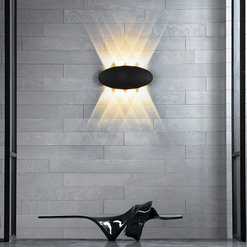 applique murale led moderne imperméable pour extérieur minimaliste - vue 3 sur 18