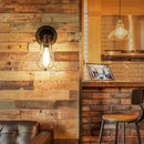 applique murale industrielle vintage avec abat-jour réglable et led