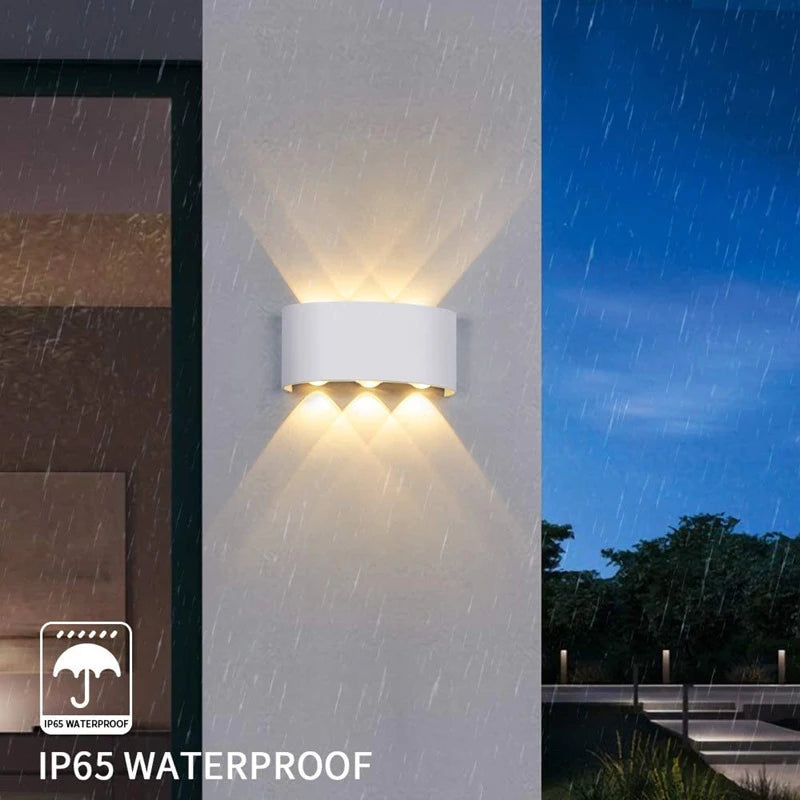 applique murale led étanche pour jardin extérieur et intérieur - vue 8 sur 8