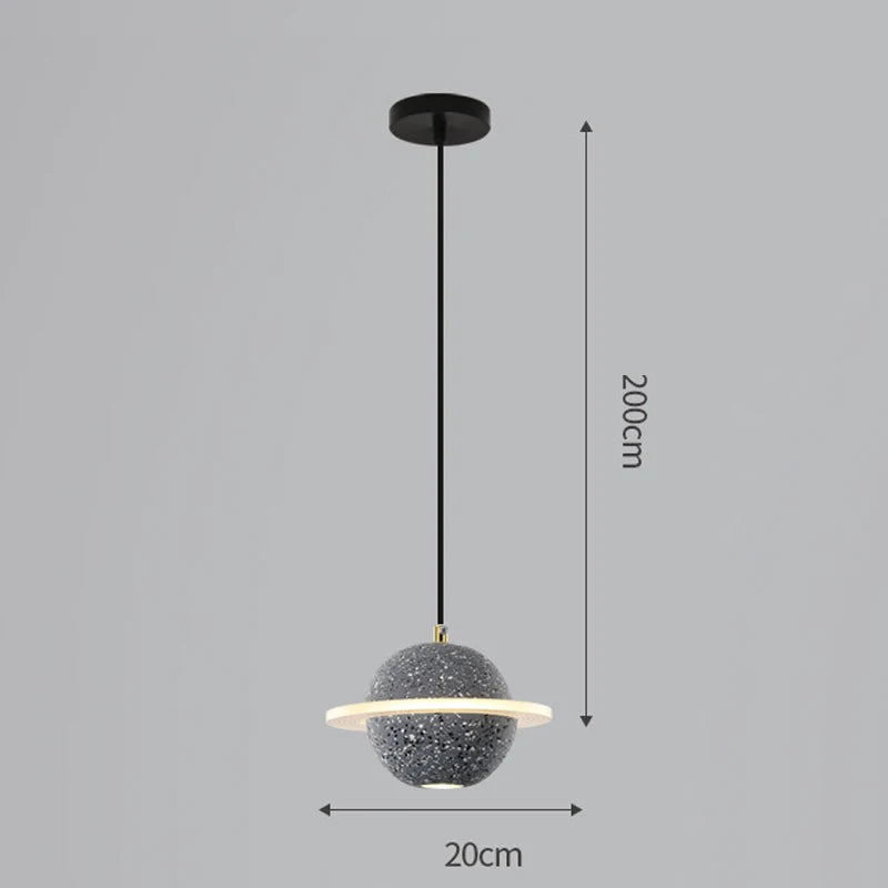 suspension en résine planet pour décoration intérieure moderne - vue 14 sur 18